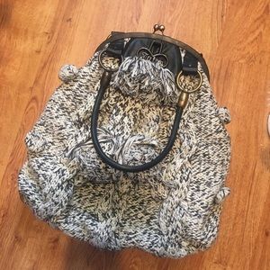 Juicy Couture Large Oversized Knit Purse NEW